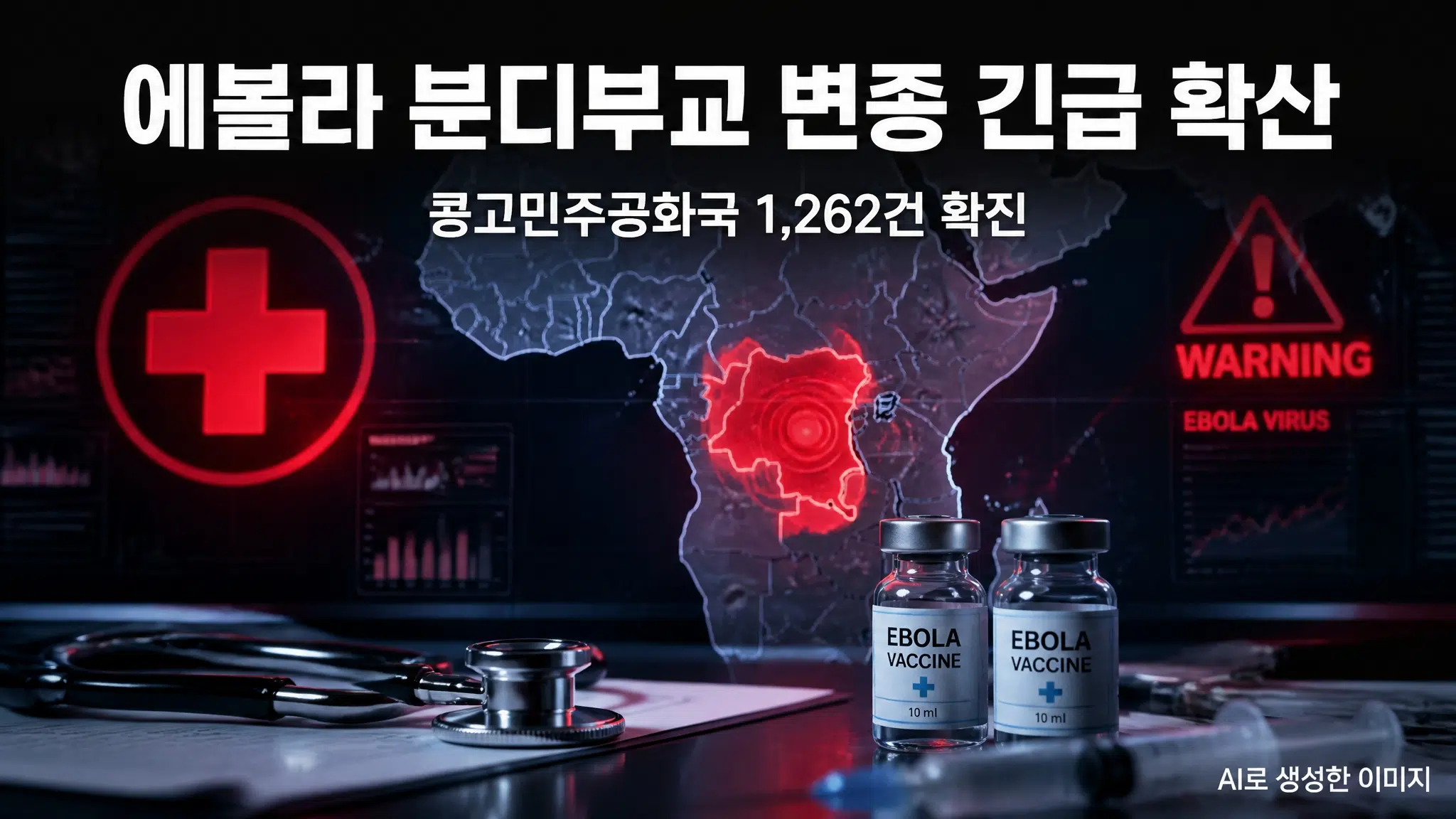 분디부교 에볼라, WHO 국제 비상사태, 에볼라 치사율, 에볼라 한국 대응, 에볼라 백신 개발 현황